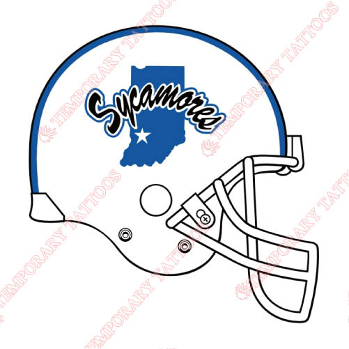 Indiana State Sycamores Customize Temporary Tattoos Stickers NO.4637